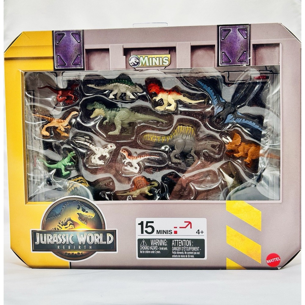 Mattel - Jurassic World: Rebirth Mini Dinosaur 15-Pack [New Toy] Figure